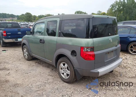 2004 Honda Element Ex from USA, damaged, VIN 5J6YH27504L007778